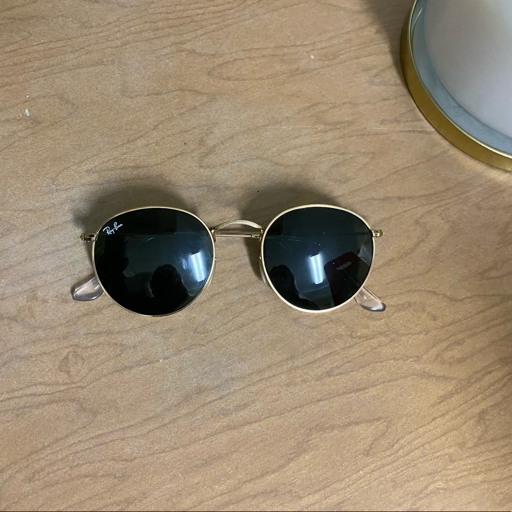 Ray Ban Round Metal Sunglasses